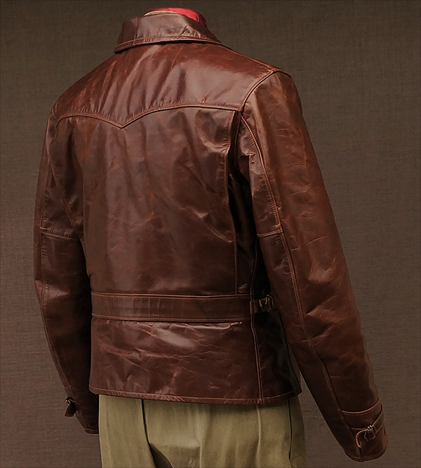Good Wear Ventura Horween Horsehide Half Belt Leather Jacket