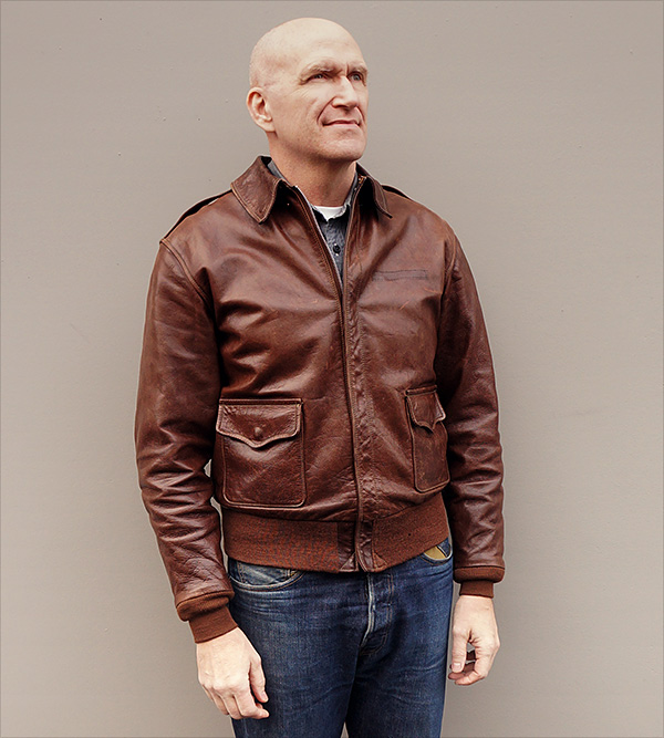 Werber Sportswear 42-1402-P Type A-2 Army Air Force Shinki Horsehide Flight Jacket