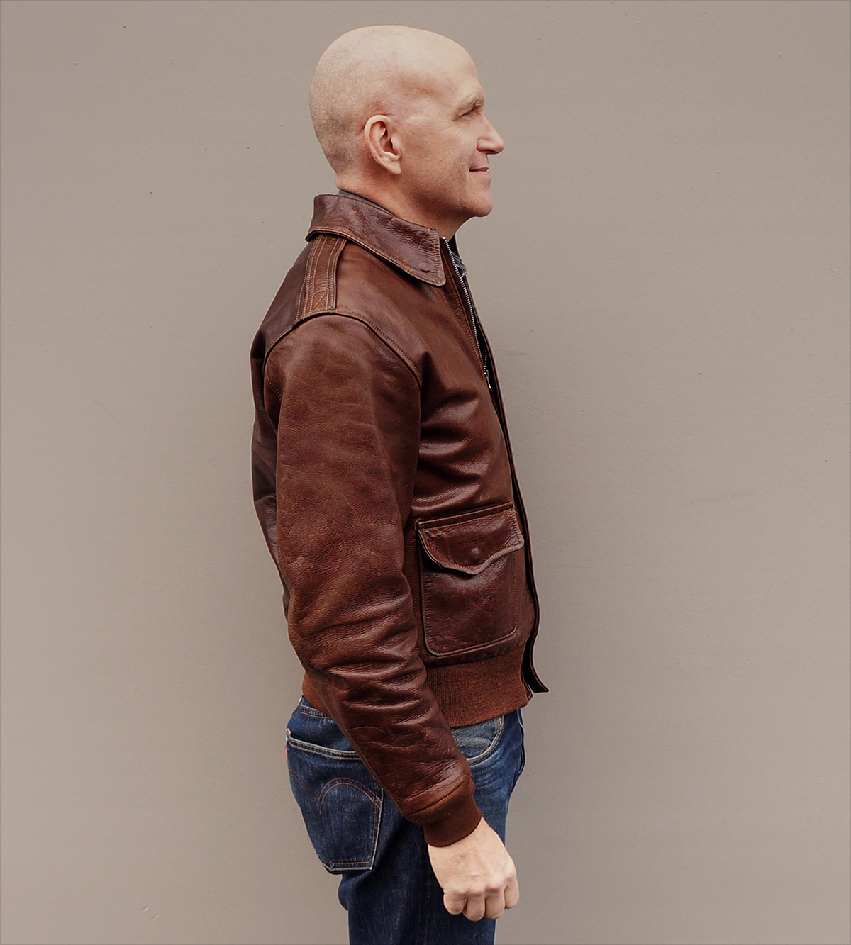 Werber Sportswear 42-1402-P Type A-2 Army Air Force Shinki Horsehide Flight Jacket