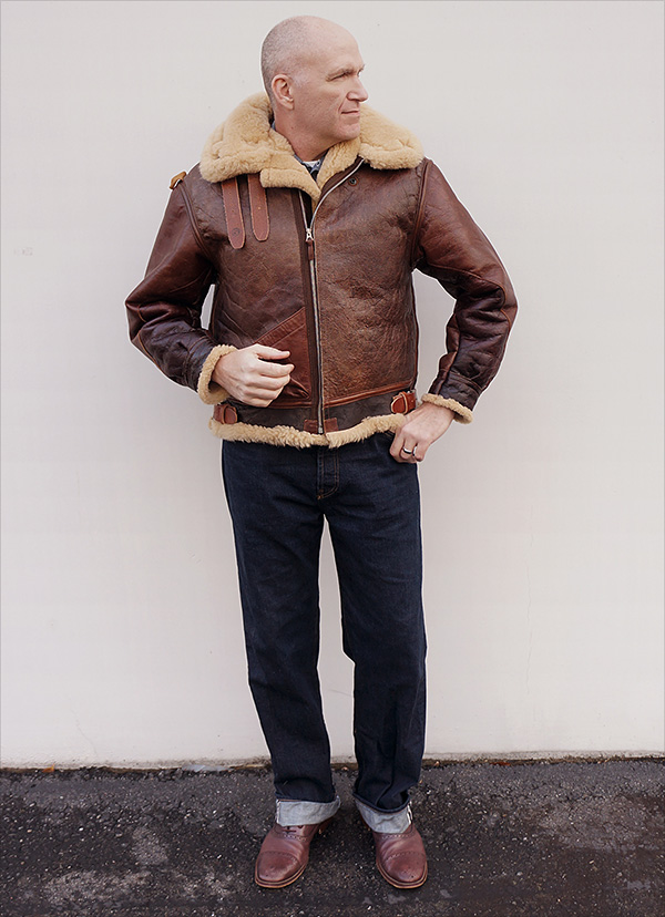 Werber Sportswear 1941 B-3 Redskin Flight Jacket WWII