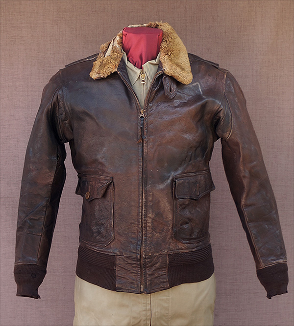 U.S. Navy M-422 Willis and Geiger Goatskin Flight Jacket