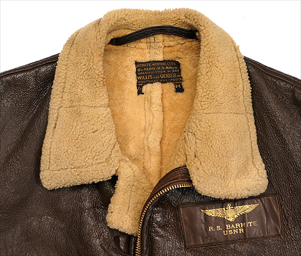 Original U.S. Navy Willis & Geiger M-444 Flight Jacket WWII
