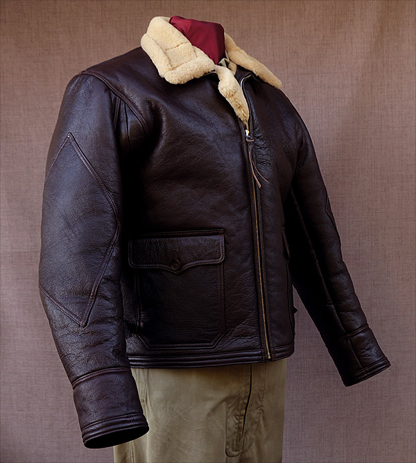 Willis and Geiger U.S. Navy M-444 Sheepskin Flight Jacket