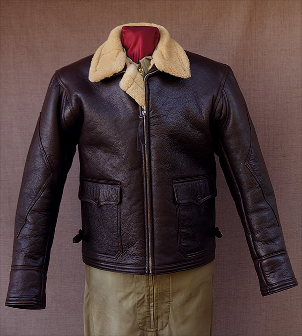 Willis and Geiger U.S. Navy M-444 Sheepskin Flight Jacket