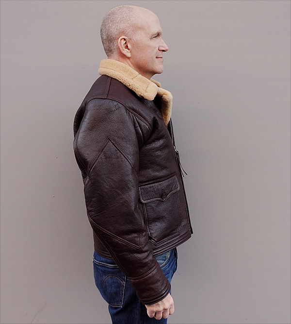 Willis and Geiger U.S. Navy M-444 Sheepskin Flight Jacket