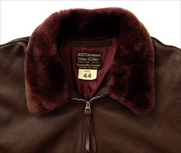 Good Wear Leather Monarch Mfg. Co. M-422 Jacket Collar