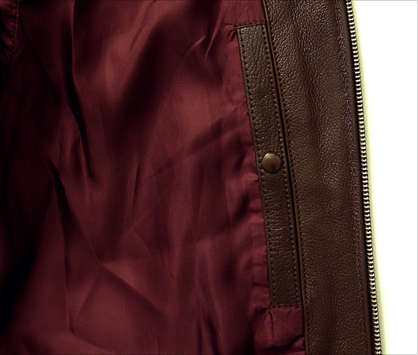 Good Wear Leather Monarch Mfg. Co. M-422 Jacket Inner Pocket