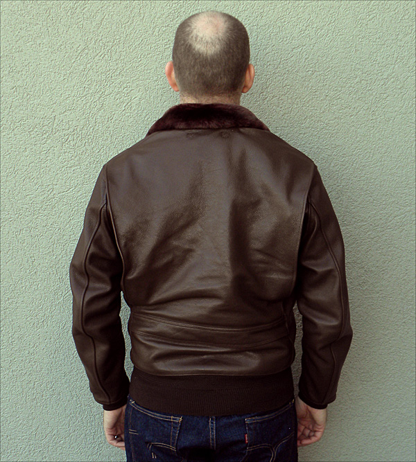 Good Wear Leather Monarch Mfg. Co. M-422 Jacket Reverse View