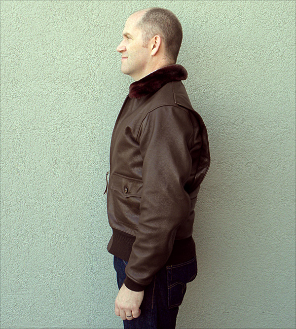 Good Wear Leather Monarch Mfg. Co. M-422 Jacket Side View