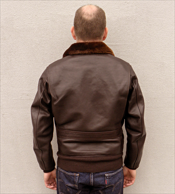 Good Wear Leather Monarch Mfg. Co. M-422 Jacket Reverse View