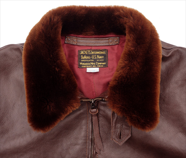 Good Wear Leather Monarch Mfg. Co. M-422 Jacket Collar