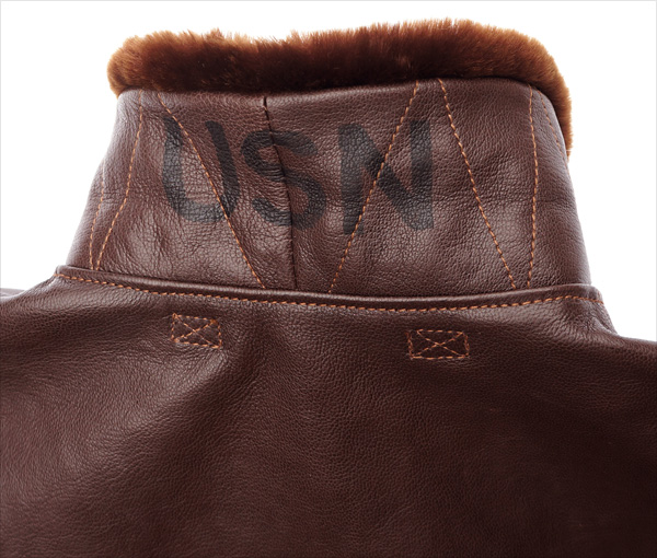 Good Wear Leather Monarch Mfg. Co. M-422 Jacket Collar
