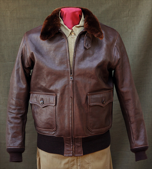 Good Wear Leather Monarch Mfg. Co. M-422 Jacket Front View