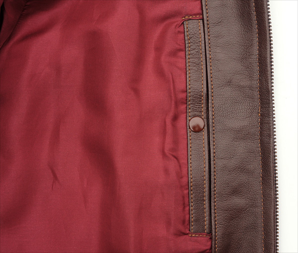 Good Wear Leather Monarch Mfg. Co. M-422 Jacket Inner Pocket