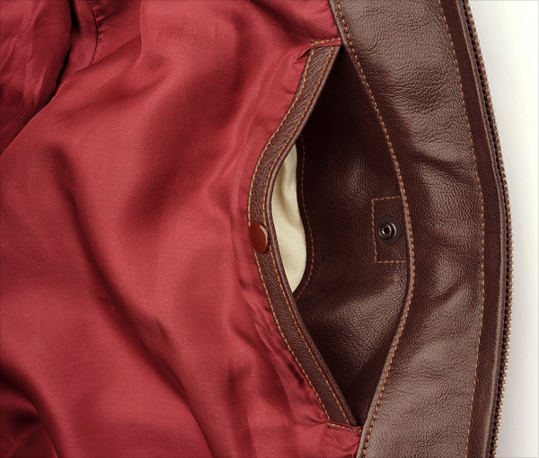 Good Wear Leather Monarch Mfg. Co. M-422 Jacket Inner Pocket