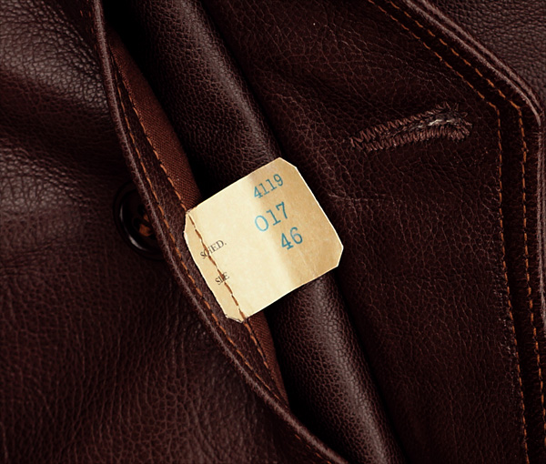 Good Wear Leather Monarch Mfg. Co. M-422 Jacket Pocket Tag