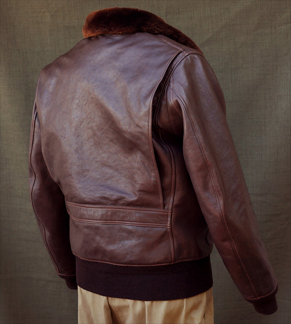 Good Wear Leather Monarch Mfg. Co. M-422 Jacket Reverse View