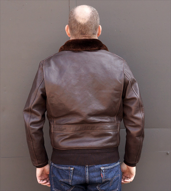 Good Wear Leather Monarch Mfg. Co. M-422 Jacket Reverse View