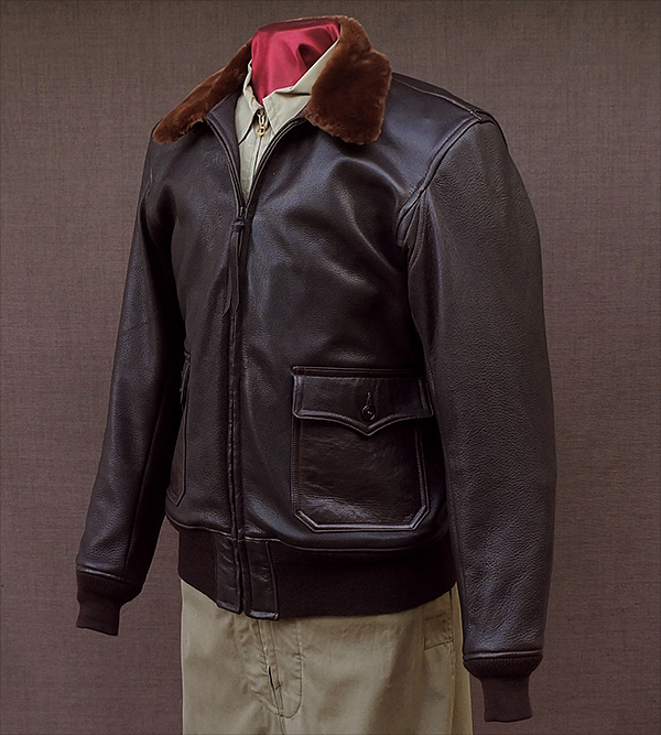 Good Wear Leather Monarch Mfg. Co. M-422 Jacket Front View