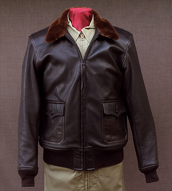 Good Wear Leather Monarch Mfg. Co. M-422 Jacket Front View