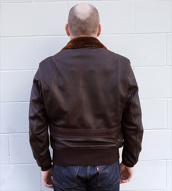 Good Wear Leather Monarch Mfg. Co. M-422 Jacket Reverse View