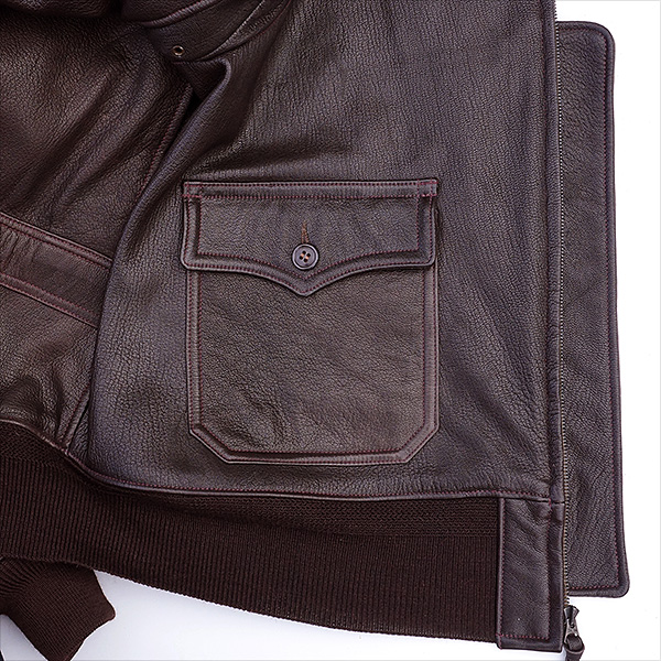 Good Wear Leather Monarch Mfg. Co. M-422 Jacket Wind Flap