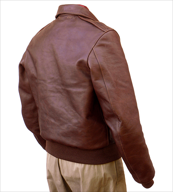 Good Wear Leather Monarch Type A-2 Jacket Reverse View 