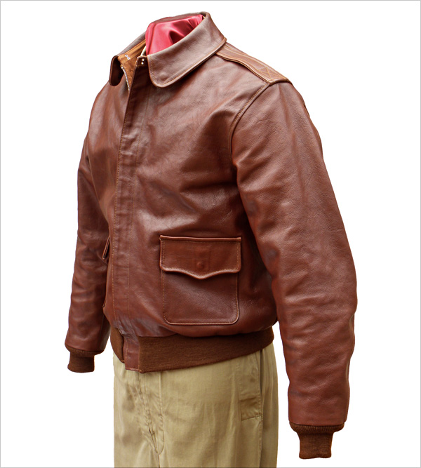 Good Wear Leather Perry Sportswear Type A-2 Front View