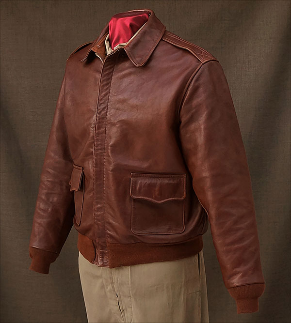 Good Wear Leather Perry Sportswear Type A-2 Front View