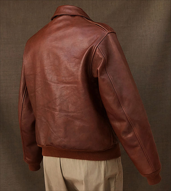 Good Wear Leather Perry Sportswear Type A-2 Front View