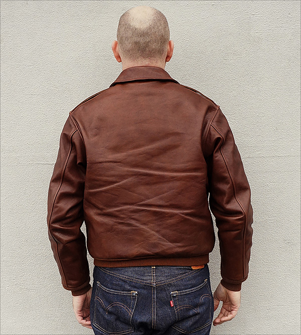 Good Wear Leather Perry Sportswear Type A-2 Front View