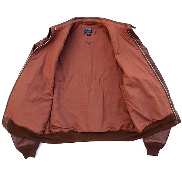 Good Wear Leather Perry Sportswear Type A-2 Lining