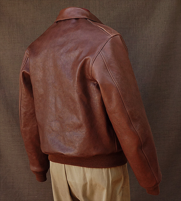 Good Wear Leather Perry Sportswear Type A-2 Reverse View