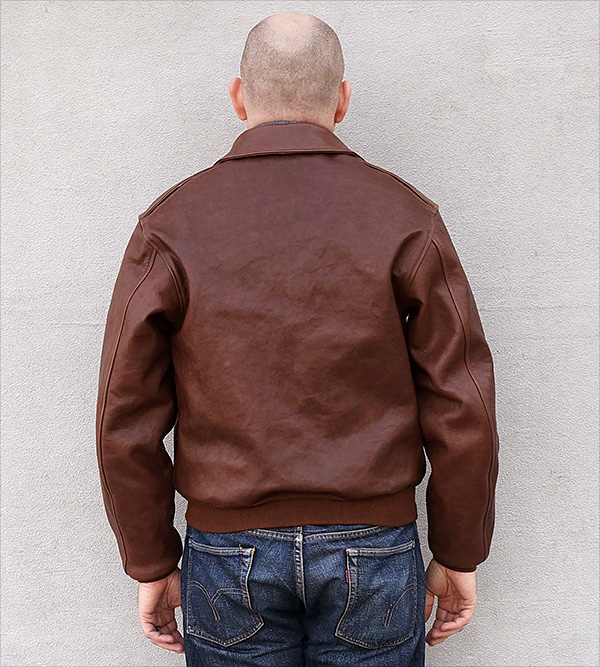 Good Wear Leather Perry Sportswear Type A-2 Reverse View