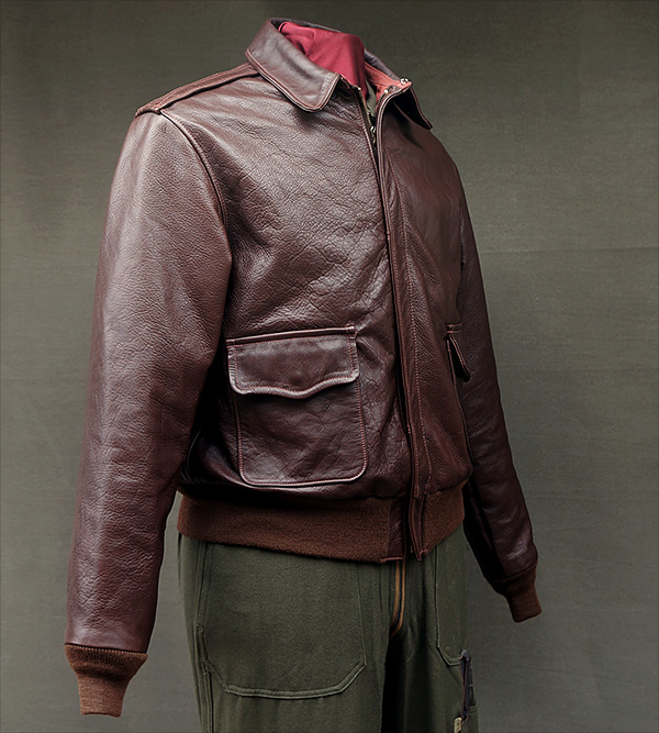 Good Wear Leather Perry Sportswear Type A-2 Front View