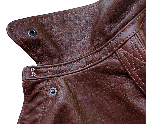 Good Wear Leather Perry Sportswear Type A-2 Front View