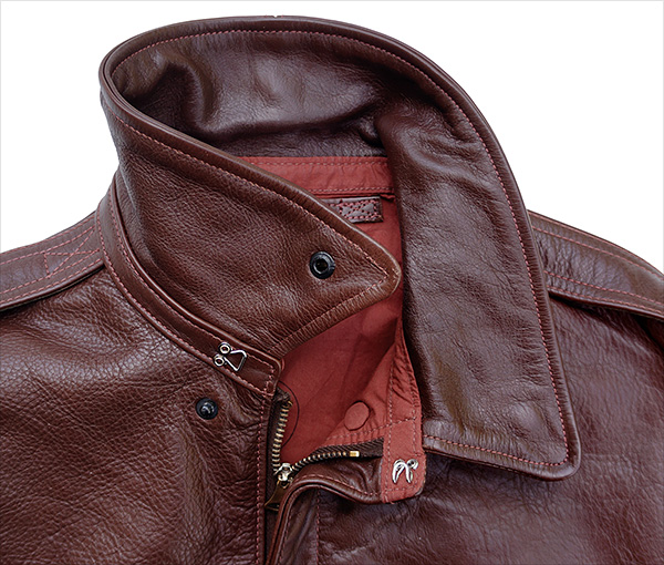 Good Wear Leather Perry Sportswear Type A-2 Front View