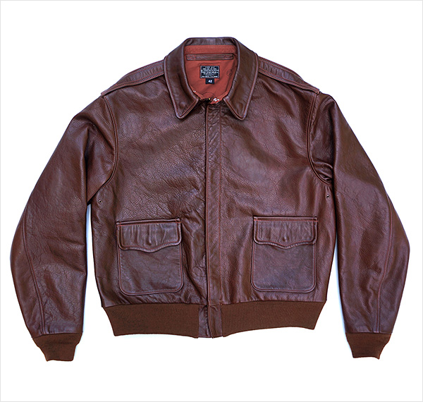 Good Wear Leather Perry Sportswear Type A-2 Front View