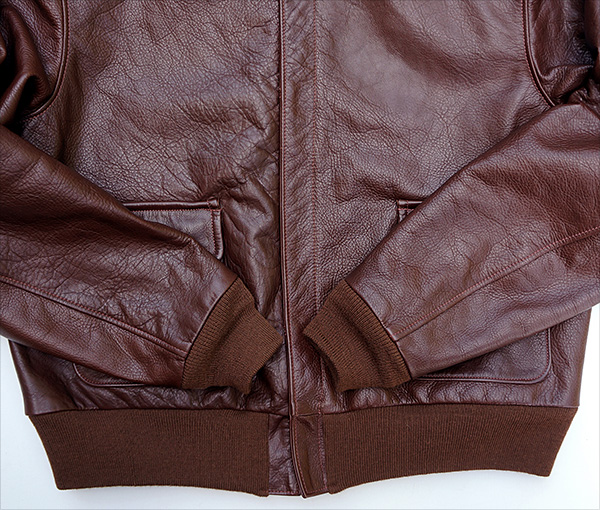 Good Wear Leather Perry Sportswear Type A-2 Front View