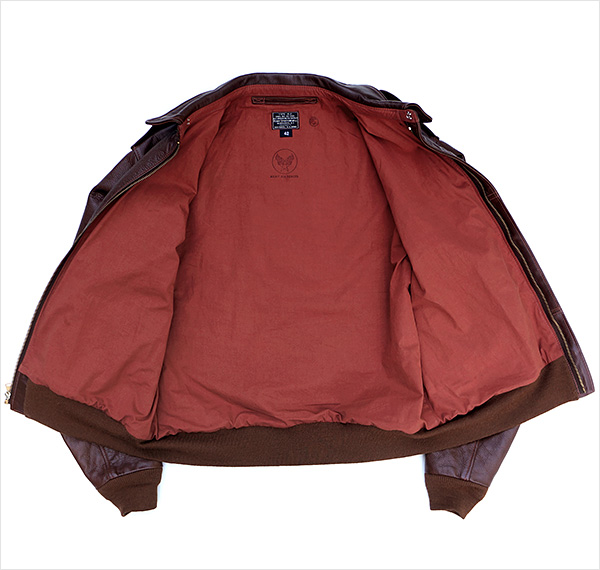 Good Wear Leather Perry Sportswear Type A-2 Front View