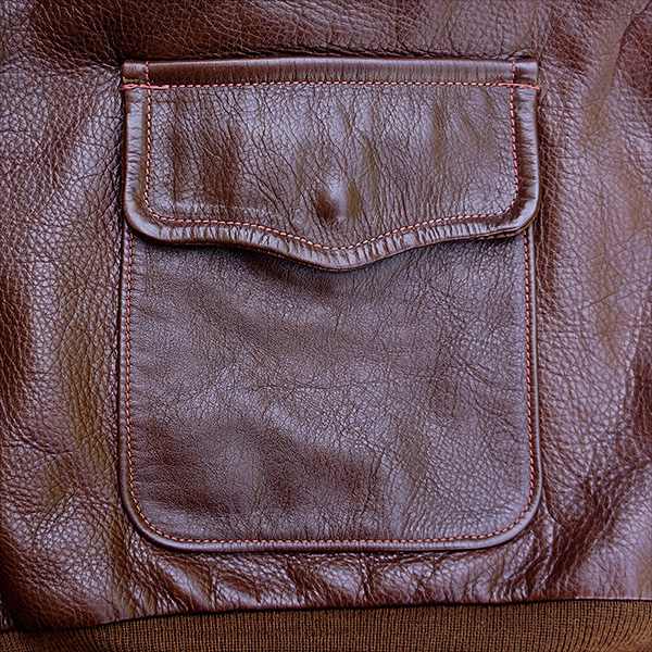 Good Wear Leather Perry Sportswear Type A-2 Front View