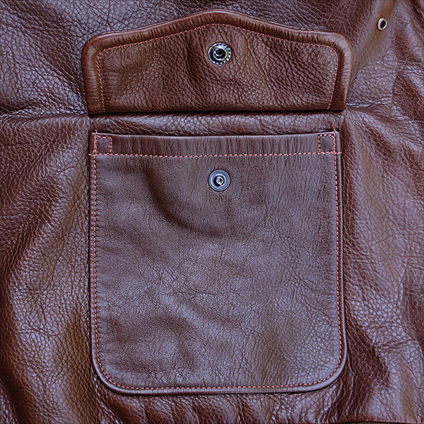 Good Wear Leather Perry Sportswear Type A-2 Front View