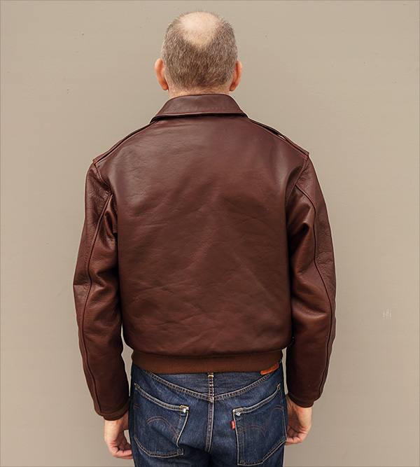 Good Wear Leather Perry Sportswear Type A-2 Front View