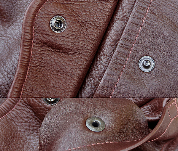 Good Wear Leather Perry Sportswear Type A-2 Front View