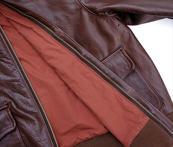 Good Wear Leather Perry Sportswear Type A-2 Front View
