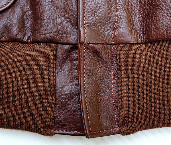 Good Wear Leather Perry Sportswear Type A-2 Front View