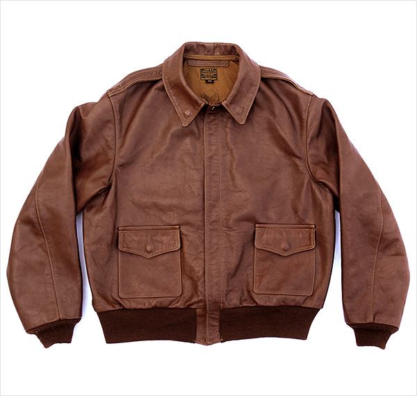 Good Wear Leather's Poughkeepsie Type A-2 Flight Jacket Flat Front