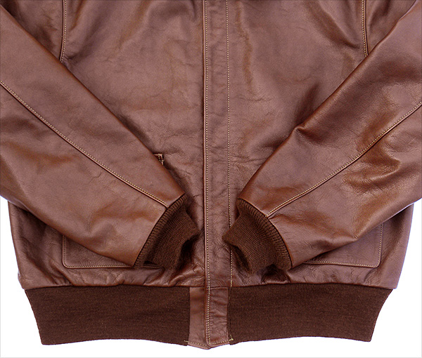 Good Wear Leather's Poughkeepsie Type A-2 Flight Jacket Knits