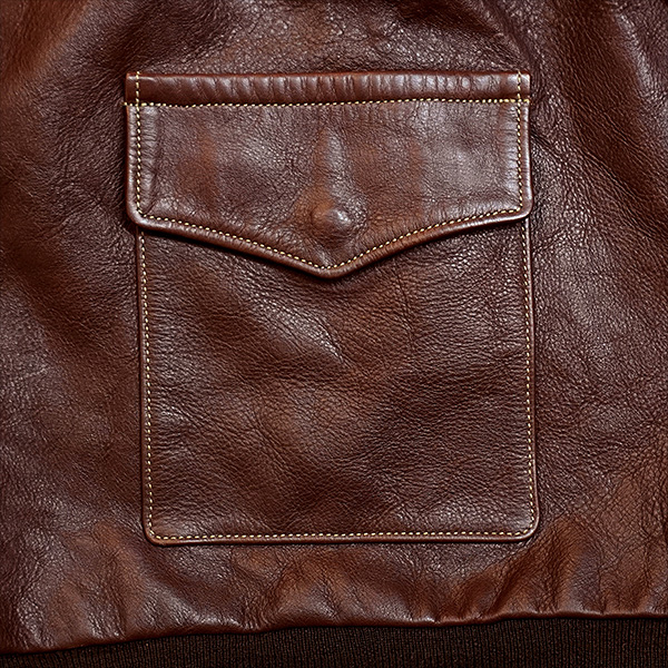 Good Wear Leather's Poughkeepsie Type A-2 Flight Jacket Pocket