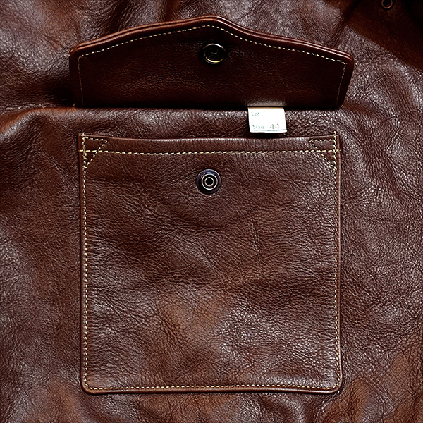 Good Wear Leather's Poughkeepsie Type A-2 Flight Jacket Pocket